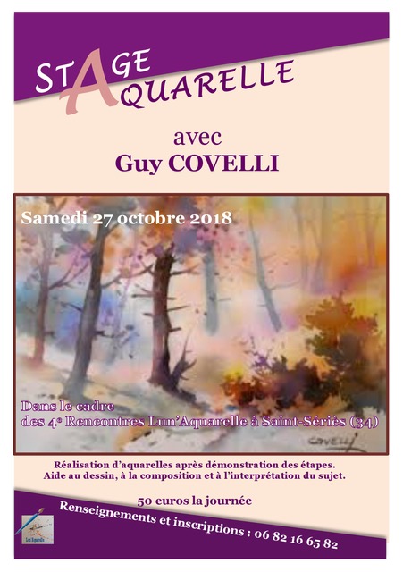 2018 - Stage d'aquarelle Guy COVELLI